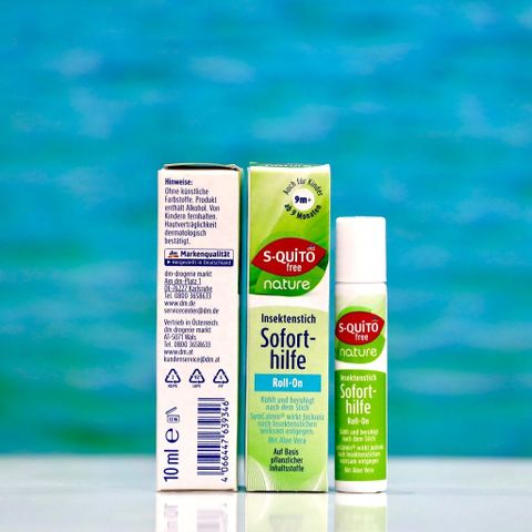 Thanh Lăn Bôi Mũi và Côn Trùng Đốt Squito 10ml - Giảm Ngứa, Sát Trùng, An Toàn Cho Trẻ Nhỏ, Tiện Dụng Dạng Roll-On