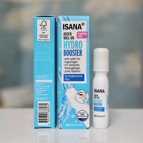 Thanh Lăn Dưỡng Mắt Isana Hydro - Gel Massage Giảm Quầng Thâm, Bọng Mắt, Cung Cấp Độ Ẩm, Made in Germany, 30ml