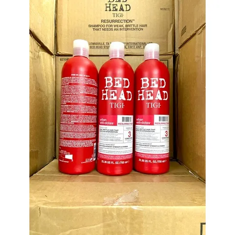 [Hàng Đức] Combo Dầu gội, xả TIGI đỏ phục hồi tóc hư tổn, lấy lại độ đàn hồi cho tóc 316789
