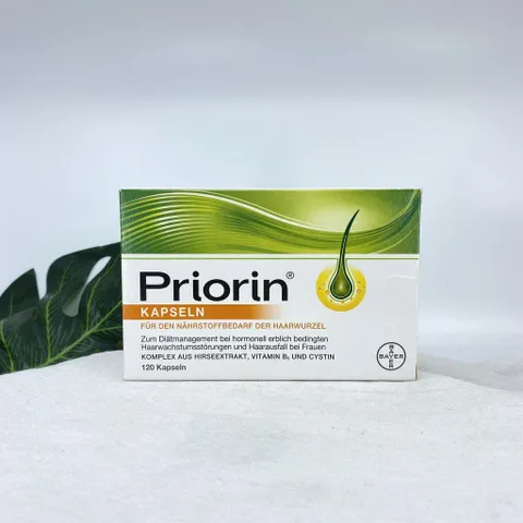 Viên uống chăm sóc tóc Priorin 120 viên - Hàng Đức chính hãng cho tóc chắc khỏe và bóng mượt