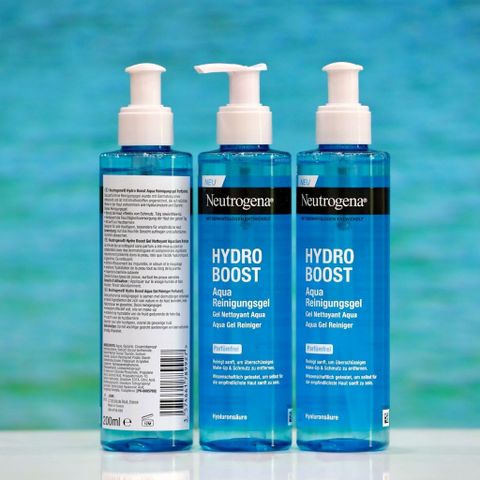 Sữa Rửa Mặt Neutrogena HYDRO BOOST 200ml - Gel Làm Sạch Sâu, Cung Cấp Độ Ẩm, Thông Thoáng Lỗ Chân Lông, Phù Hợp Mọi Loại Da