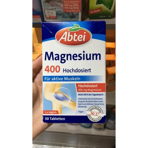 Viên uống Abtei Magnesium 30 viên - Khoáng chất hỗ trợ sức khỏe từ Đức, vitamin tổng hợp chất lượng cao
