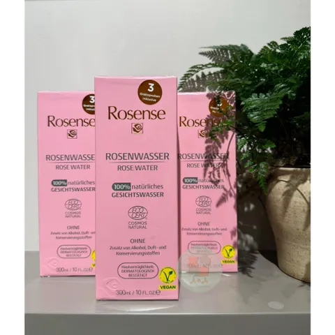 Nước Hoa Hồng Rosense 300ml - Chiết Xuất Tự Nhiên Se Khít Lỗ Chân Lông, Dưỡng Ẩm Da, An Toàn Cho Da Nhạy Cảm - Sản Phẩm Đức