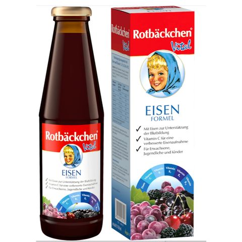 Siro Rotbackchen Eisen - Bổ Sung Sắt, Kẽm, Vitamin cho Bé và Mẹ Bầu, Tăng Cường Sức Đề Kháng - Hàng Đức 450ml