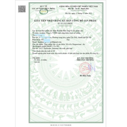 Viên Uống Bổ Sung Magie Mivolis - Giảm Đau Mỏi Tay Chân, Giúp Ngủ Ngon, Lọ 300 Viên - Hàng Đức Chính Hãng