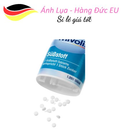 Viên Đường Ăn Kiêng Mivolis Đức - Hỗ Trợ Kiểm Soát Đường Huyết & Giảm Cân, Hộp 1200 Viên Cho Người Tiểu Đường, Ít Calo