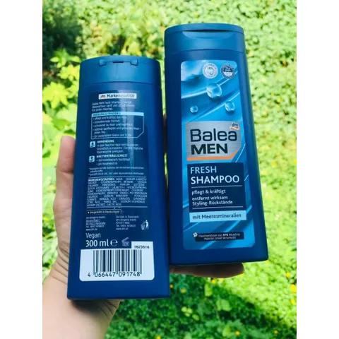Dầu Gội Balea Men Fresh 3in1 300ml - Dầu Tắm Gội Rửa Mặt Cho Nam, Chăm Sóc Da và Tóc, Hàng Đức