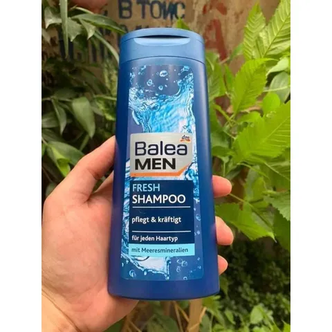 Dầu Gội Balea Men Fresh 3in1 300ml - Dầu Tắm Gội Rửa Mặt Cho Nam, Chăm Sóc Da và Tóc, Hàng Đức