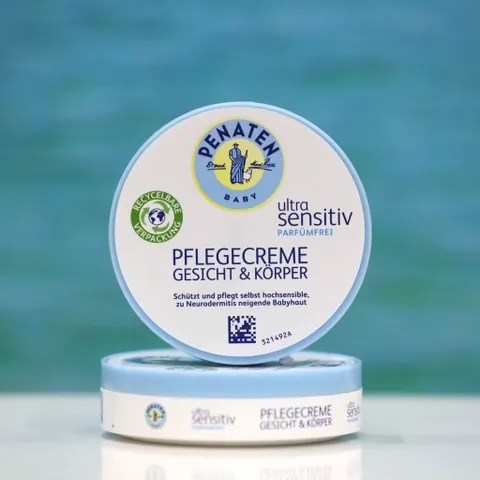 Kem Dưỡng Ẩm Penaten Baby Ultra Sensitiv 100ml - Chăm Sóc Da Nhạy Cảm Cho Trẻ Sơ Sinh, Không Hương Liệu, An Toàn, Thân Thiện Với Môi Trường