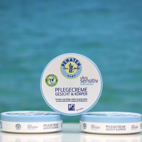 Kem Dưỡng Ẩm Penaten Baby Ultra Sensitiv 100ml - Chăm Sóc Da Nhạy Cảm Cho Trẻ Sơ Sinh, Không Hương Liệu, An Toàn, Thân Thiện Với Môi Trường
