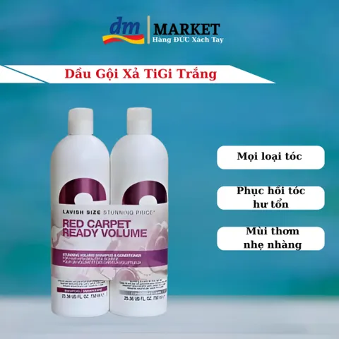 Dầu Gội Xả TIGI S-Factor Stunning Volume 750ml - Dưỡng Tóc Phồng, Hương Thơm Bền Lâu, Chăm Sóc Tóc Cao Cấp