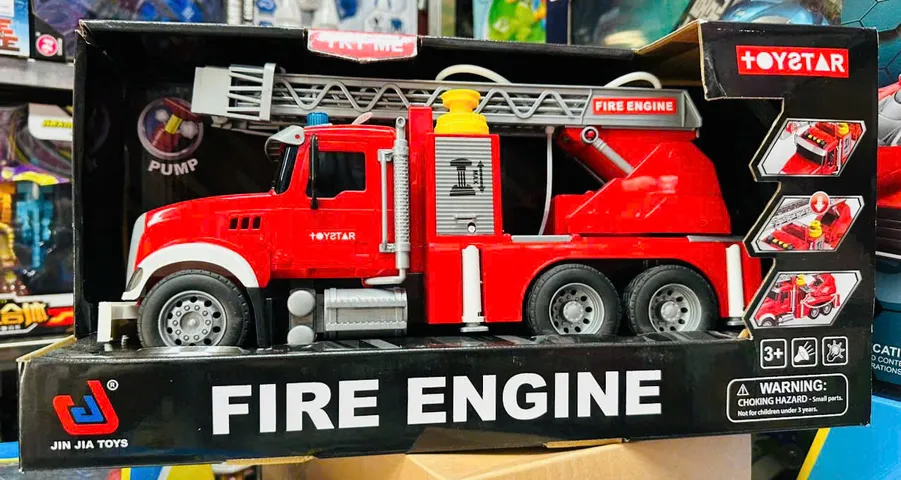 Đồ Chơi Xe Ô Tô Cứu Hỏa Fire Engine 666-93 với Hiệu Ứng Đèn và Âm Thanh - Đồ Chơi giáo dục cho Trẻ Em, Phát Triển Tư Duy Sáng Tạo