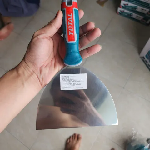 Xẻng Trát Sủi Hồ Total THT831506 150mm - Dụng Cụ Cầm Tay Bền Chắc, Phù Hợp Cho Thợ Xây Dựng và Cải Tạo Bề Mặt
