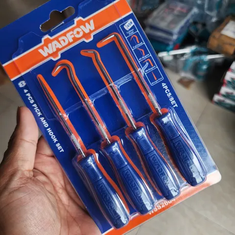 Bộ Dụng Cụ Móc Ron 4 Chi Tiết Wadfow WSS2604 - Thép Cacbon Chắc Chắn, Tay Cầm PP Tiện Lợi, Hỗ Trợ Tháo Lắp Ron và Vòng Đệm