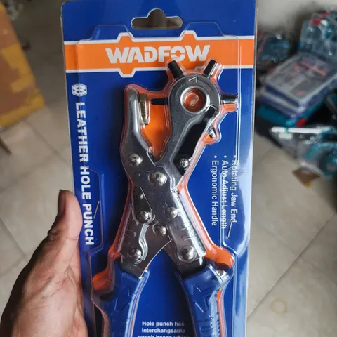 Kìm Bấm Lỗ Wadfow WLH1601 - Dụng Cụ Cầm Tay Chắc Chắn, Tiện Dụng Cho Sửa Chữa Cơ Khí và DIY, Dễ Dàng Sử Dụng