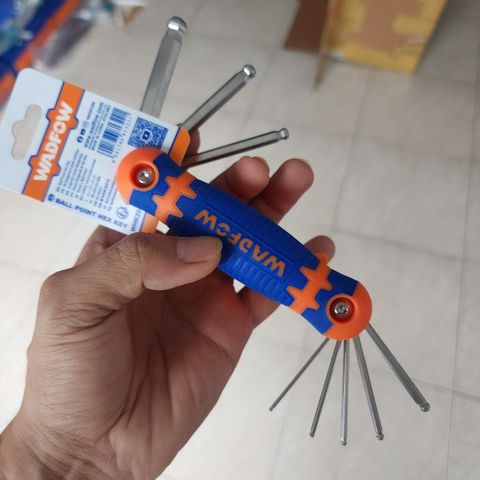 Bộ Lục Giác Đầu Bi 8 Chi Tiết Wadfow WHK2281 (1.5-8mm) - Dụng Cụ Cầm Tay Chất Lượng Cao Cho Sửa Chữa Cơ Khí và DIY