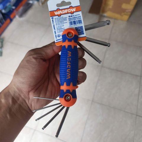 Bộ Lục Giác Đầu Bi 8 Chi Tiết Wadfow WHK2281 (1.5-8mm) - Dụng Cụ Cầm Tay Chất Lượng Cao Cho Sửa Chữa Cơ Khí và DIY