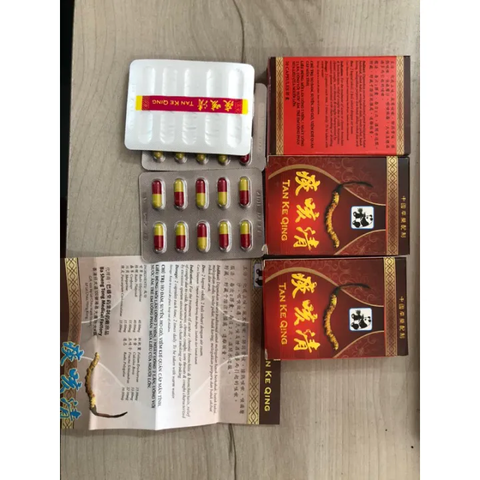 Hỗ Trợ Giảm Ho Đông Trùng Tan Ke Qing - Hộp 30 Viên Hỗ Trợ Sức Khỏe, Giảm Ho Đờm, Ho Khàn, Viêm Hô Hấp