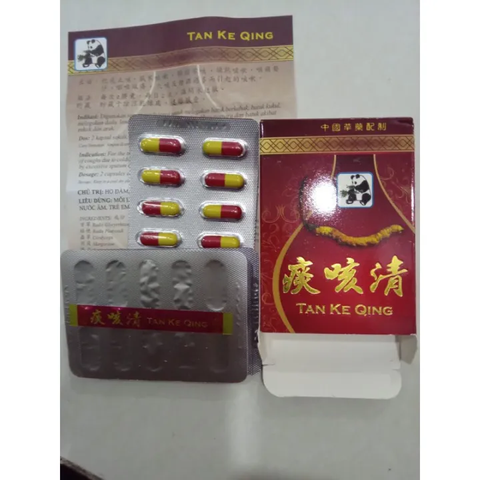Hỗ Trợ Giảm Ho Đông Trùng Tan Ke Qing - Hộp 30 Viên Hỗ Trợ Sức Khỏe, Giảm Ho Đờm, Ho Khàn, Viêm Hô Hấp