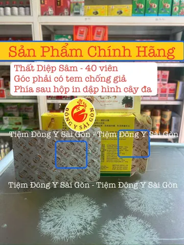 Thất Diệp Sâm 40 Viên - Hỗ Trợ Xương Khớp, Giảm Đau Nhức, Viêm Khớp - Sản Phẩm Chính Hãng Từ Malaysia