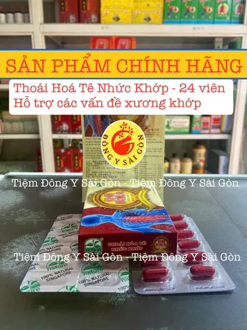 Viên Uống Thoái Hóa Khớp Singapore - Giảm Đau Nhức Xương Khớp 24 Viên Chính Hãng, Ngày Sản Xuất Mới