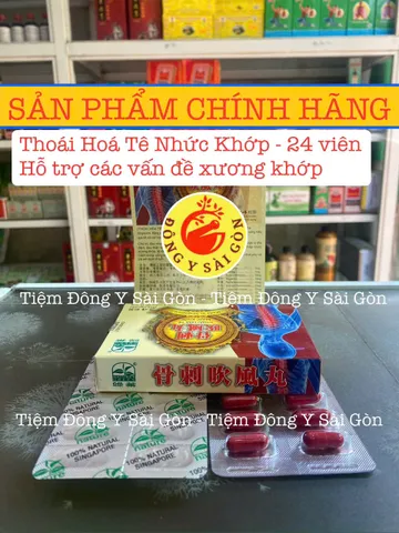 Viên Uống Thoái Hóa Khớp Singapore - Giảm Đau Nhức Xương Khớp 24 Viên Chính Hãng, Ngày Sản Xuất Mới