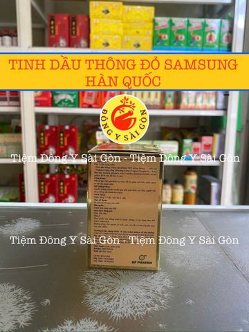 Tinh Dầu Thông Đỏ Samsung Hàn Quốc 120 Viên - Thực Phẩm Chức Năng Bồi Bổ Sức Khỏe