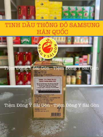 Tinh Dầu Thông Đỏ Samsung Hàn Quốc 120 Viên - Thực Phẩm Chức Năng Bồi Bổ Sức Khỏe