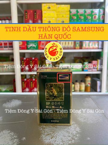 Tinh Dầu Thông Đỏ Samsung Hàn Quốc 120 Viên - Thực Phẩm Chức Năng Bồi Bổ Sức Khỏe