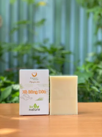 Xà Bông Dừa Thiên Nhiên Escoco - Chất Tẩy Rửa Thân Thiện Với Da Nhạy Cảm, Hương Thảo Mộc Nước Dừa, Không Chất Bảo Quản
