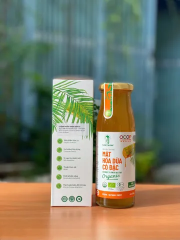 Mật Hoa Dừa Cô Đặc Organic - Chất Tạo Ngọt Tự Nhiên, Thay Thế Đường, Dinh Dưỡng, Phù Hợp Với Người Ăn Kiêng và Người Tiểu Đường