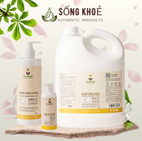 Nước Rửa Chén Từ Thiên Nhiên Hương Dứa - Enzyme Sinh Học, Thân Thiện Với Da & Môi Trường, Hiệu Quả Làm Sạch Tuyệt Đối
