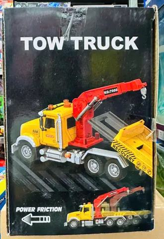 Xe cứu hộ đồ chơi TOYSTAR Tow Truck 666-55 - Đồ chơi trẻ em với hiệu ứng đèn và âm thanh, phát triển sáng tạo cho bé từ 3 tuổi.