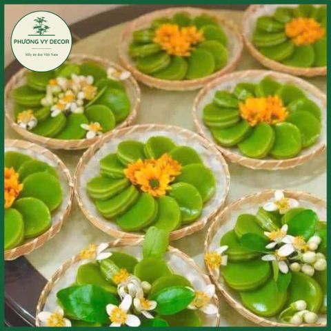 Làn Tre Đan Trang Trí - Khay Đựng Bánh Kẹo & Hoa Quả Phương Vy Decor, Sản Phẩm Thủ Công Thân Thiện Môi Trường