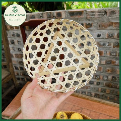 Làn Tre Đan Trang Trí - Khay Đựng Bánh Kẹo & Hoa Quả Phương Vy Decor, Sản Phẩm Thủ Công Thân Thiện Môi Trường