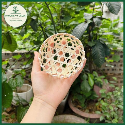 Làn Tre Đan Trang Trí - Khay Đựng Bánh Kẹo & Hoa Quả Phương Vy Decor, Sản Phẩm Thủ Công Thân Thiện Môi Trường