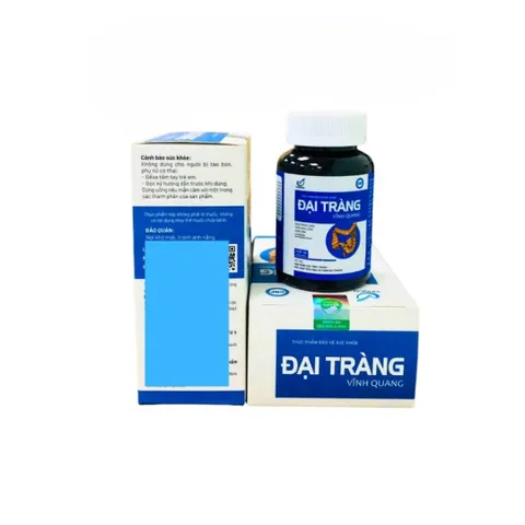 Viên Uống Đại Tràng Vĩnh Quang - Hỗ Trợ Giảm Đau Bụng, Thanh Nhiệt, Bảo Vệ Đường Ruột - Hộp 40 Viên Thực Phẩm Chức Năng