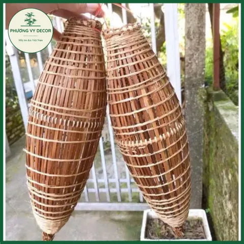 Đồ Trang Trí Cá Mini Trung Thu - Đồ Chơi Ngày Tết, Phụ Kiện Chụp Ảnh Bé, Thủ Công Từ Lạt Tre, Decor Độc Đáo