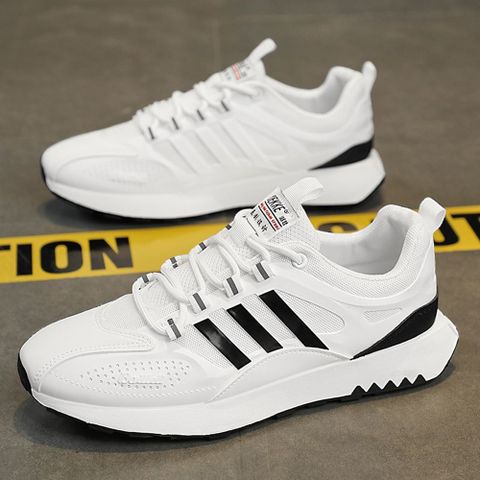 Giày Nam Bánh Waffle Trắng Thoáng Khí Mùa Hè, Giày Thể Thao Chạy Bộ Forrest Gump - Phong Cách Thường Ngày, Size 39-44