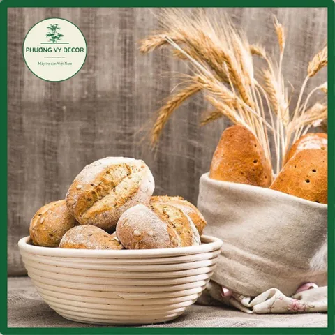 Bát Mây Ủ Bánh Mì Trắng - Rổ Mây Đựng Hoa Quả, Trang Trí Đồ Ăn Tự Nhiên - Sản Phẩm Độc Đáo Từ Phương Vy Decor