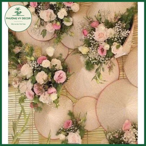 Nón Lá Trang Trí Thủ Công - Phụ Kiện Chụp Ảnh Độc Đáo Cho Trẻ Em Từ 1-15 Tuổi - Sự Kiện Dân Tộc và Tiệc Cưới