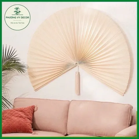 Quạt Mành Tăm Treo Tường - Trang Trí Nhà Cửa, Quán Ăn, Cafe, Phong Thủy Độc Đáo, Màu Sắc Đa Dạng, Bảo Vệ Môi Trường