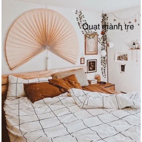 Quạt Mành Tăm Treo Tường - Trang Trí Nhà Cửa, Quán Ăn, Cafe, Phong Thủy Độc Đáo, Màu Sắc Đa Dạng, Bảo Vệ Môi Trường