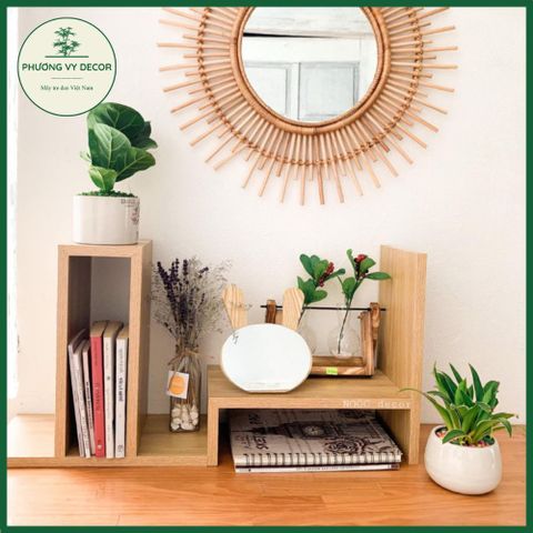 Gương Treo Tường Mây Tre Hình Tròn - Trang Trí Nhà Cửa Sang Trọng, Nhiều Mẫu Xinh Xắn, Đan Thủ Công Từ Tre và Mây