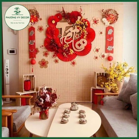 Mành Tăm Trắng Đỏ Trang Trí Phông Nền Chụp Ảnh Trung Thu Tết - Decor Phương Vy Chất Lượng Cao, Đặt Kích Thước Theo Yêu Cầu