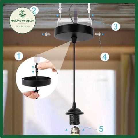 Chao Đèn Nơm Xòe Trang Trí Quán Ăn và Quán Cafe - Đèn Làm Thủ Công Bằng Tre Cật, Sang Trọng và Độc Đáo