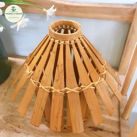 Đèn Thả Mái Nhà Xinh Xắn - Trang Trí Nội Thất, Sân Vườn, Quán Cafe, Homestay - Sản Phẩm Thủ Công Từ Tre Đan