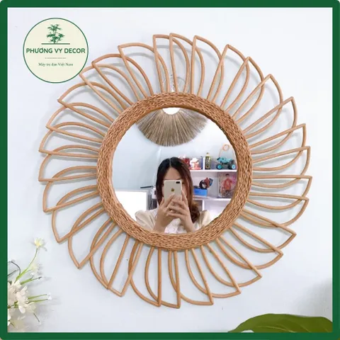 Gương Mây Decor, Gương Decor Treo Tường, Gương Decor Trang Trí Phòng xinh xắn Phương Vy Decor