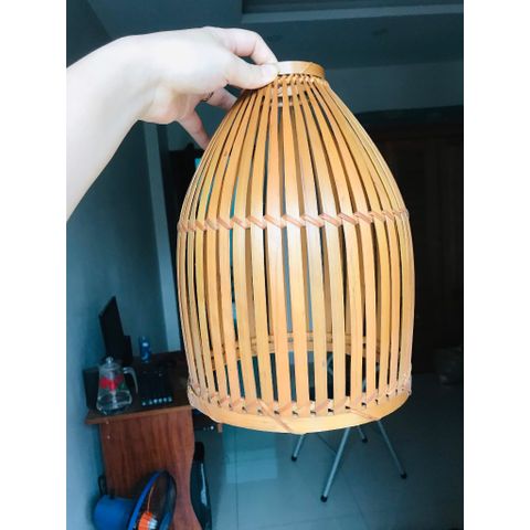 Chao Đèn Mây Tre Thả Trần - Trang Trí Nhà Cửa Mộc Mạc - Kiểu Dáng Độc Đáo Phù Hợp Mọi Không Gian