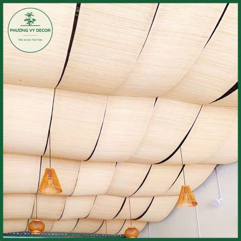 Mành Tăm Trắng Trang Trí Quán Ăn & Café - Giải Nhiệt Mùa Hè, Decor Sự Kiện Độc Đáo, Thích Hợp Cho Nhà Cửa